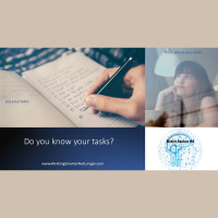 Do you know your tasks?