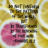 Romans 12: Conforming to Christ