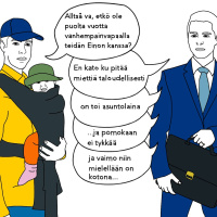 Kypäräpipot ja kodin orjat: Ruotsalaiset koti-isät ja suomalaiset perheenelättäjät