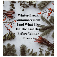 Winter Break Announcement