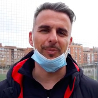 Hablamos con Antonio Amaya tras su primer partido como entrenador del Rayo C