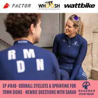 Oddball Cyclists amp Sprinting For Town Signs - Newbie Questions With Sarah 