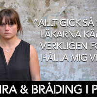 Sandra var nära att dö av köttätande bakterie