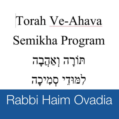 Semikha Program - Torah Ve-ahava