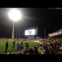 Fans and Suns TV having fun with Kiss Cam 