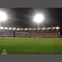 The opening bounce between the Suns and the Saints