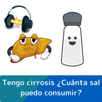 Tengo cirrosis ¿Cuánta sal puedo consumir?