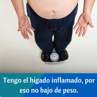Tener inflamación en el hígado, evita que bajemos de peso