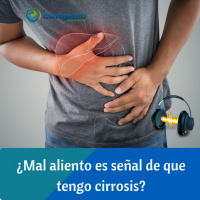 ¿Mal aliento es señal de que tengo cirrosis?