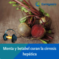 Menta y betabel son útiles para curar la cirrosis hepática