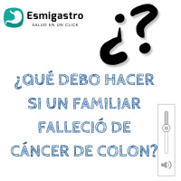 ¿Qué debo hacer si un familiar falleció de cáncer de colon?