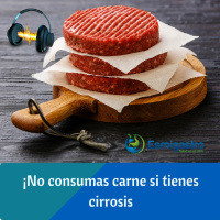 ¿Las personas con cirrosis no pueden consumir carne, sal, ni agua?
