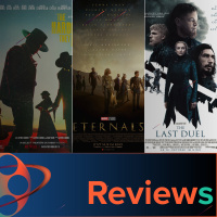 PFG Reviews (Eternals, The Last Duel, Red Notice, The Harder They Fall, Arcane)