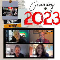 Cronicas Quezada probando Microfonos