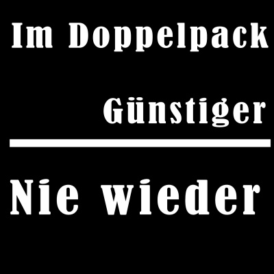 Im Doppelpack Günstiger