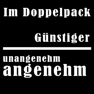 Im Doppelpack Günstiger