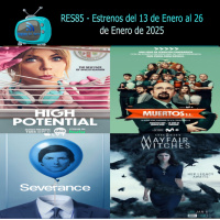 RES85 - Estrenos del 13/01/2025 al 26/01/2025
