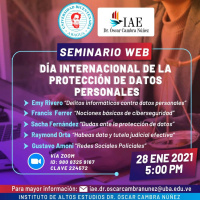 El Habeas data y la tutela judicial efectiva Ponencia del de dia Int de la Protección de Datos Raymond Orta 28-01-2021