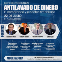 Audio de la Charla Anti lavado de dinero, el compliance en operaciones inmobiliarias y cierre de cuentas