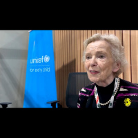Mary Robinson reacts to COP30