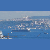 Ships on the Bosphorus