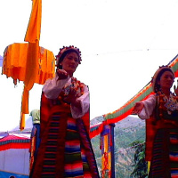 Tibetan opera at Xiahe