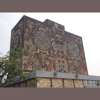 Library at UNAM, Mexico City