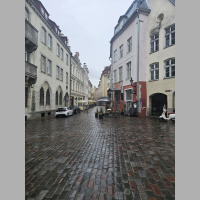 A medieval walkthrough in the rain