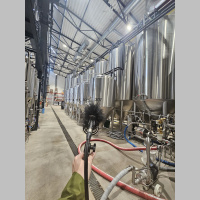 Beer-making inside the Pohjala brewery