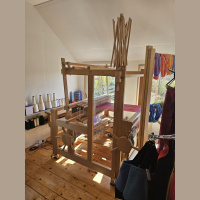 Traditional silk weaving, Skye