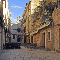 On the streets of Dubrovnik