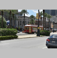 On the New Orleans streetcar