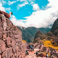 Horses at Machu Picchu