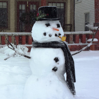 Mt. Rushmore of Snowmen