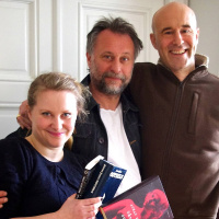 Min bokhylla hemma hos Michael Nyqvist