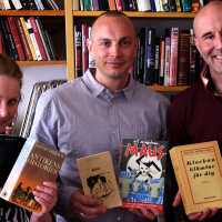 Min bokhylla hemma hos Petter