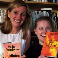 Min bokhylla hemma hos Carin Götblad