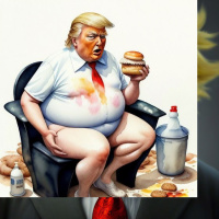 Old Criminal Weirdo | MAGA Trump Burger Break