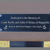 Bagatelle commemorative bench unveiled