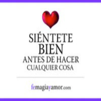 Siéntete bien antes de hacer cualquier cosa