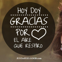 Hoy doy gracias... ¡por el aire que respiro!