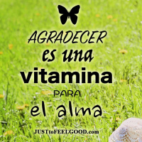 Agradecer es una vitamina para el alma