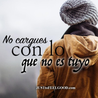 No cargues con lo que no es tuyo
