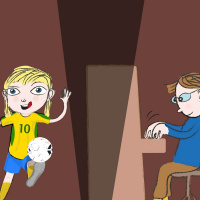 Del 2: Vill kicka boll och spela Mozart på showen