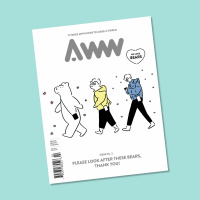 Illustration therapy in Aww magazine