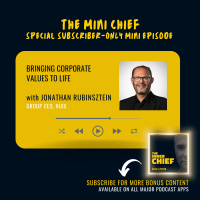 Mini Chief #329: Bringing values to life with the Group CEO of Nuix, Jonathan Rubinsztein [Best of Series]