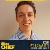236. Jay Bonaretti, CEO of Amino Z, on ownership over victimhood, being in competition with yourself, and distributed leadership