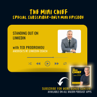 Mini Chief #340: America’s #1 LinkedIn Coach, Ted Prodromou, on perception and standing out online