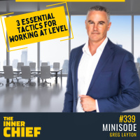 339. Minisode: 3 essential tactics for working at level as an executive