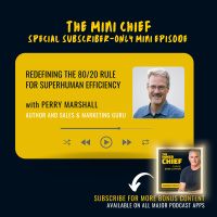 Mini Chief: Redefining the 80/20 Rule for superhuman productivity, with Perry Marshall [Best of Series]